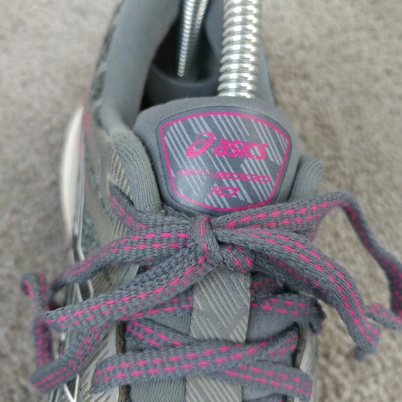 Asics GT 2000 10 Womens Size 8 Running Shoes Gray Pink Sneakers Low Top Athletic - Picture 6 of 12